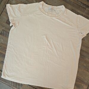 Zara Beige Short Sleeve Tee